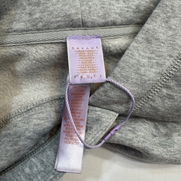 SAVAGE FENTY cropped hoodie X Large - Picture 3 of 5